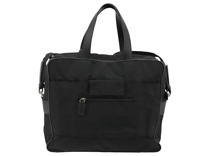 Borsa PRADA Nylon 2way Nera Argento Auth bs34745 Nero - vista 3