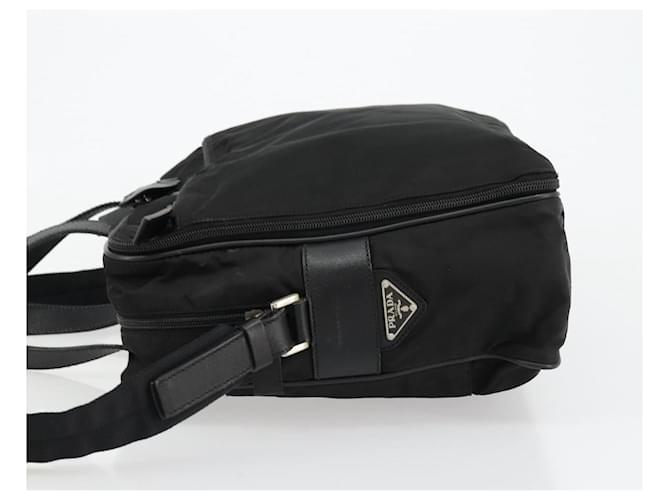 Borsa PRADA Nylon 2way Nera Argento Auth bs34745 Nero - vista 5