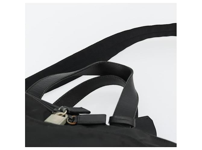 Borsa PRADA Nylon 2way Nera Argento Auth bs34745 Nero - vista 8