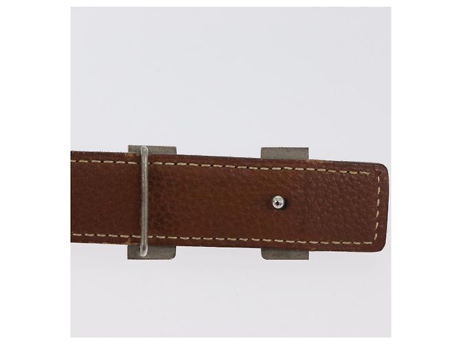 Hermès Cintura HERMES Constance Mini in pelle 39.4" Nera Autentica 176406 Nero - vista 6