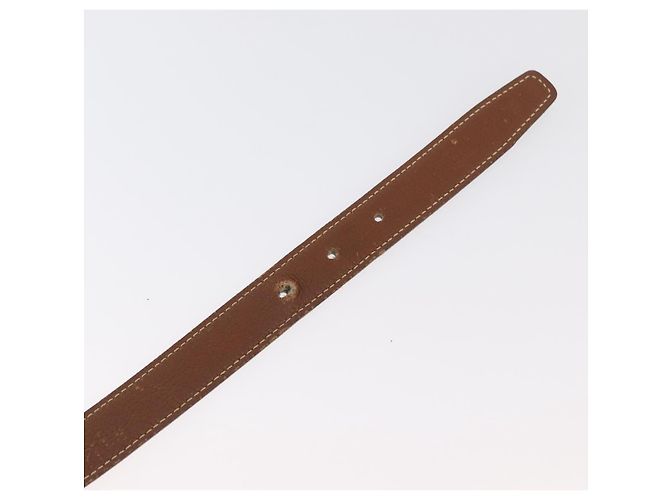 Hermès Cintura HERMES Constance Mini in pelle 39.4" Nera Autentica 176406 Nero - vista 8