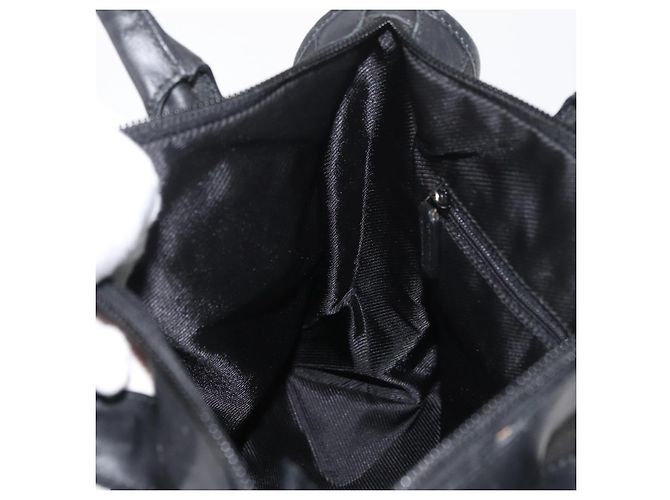 Borsa GUCCI GG Canvas Nera Oro 000 0855 Auth 180179 Nero D'oro - vista 18