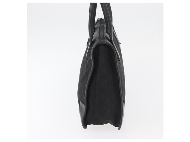 Borsa GUCCI GG Canvas Nera Oro 000 0855 Auth 180179 Nero D'oro - vista 4