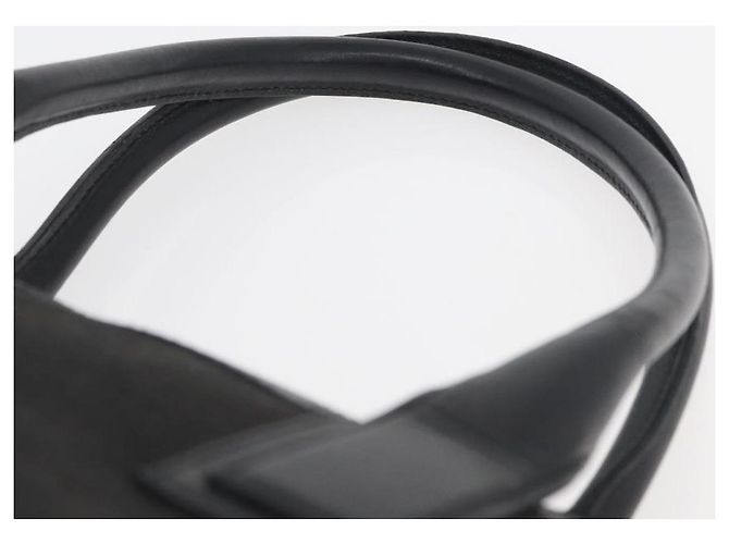 Borsa GUCCI GG Canvas Nera Oro 000 0855 Auth 180179 Nero D'oro - vista 8