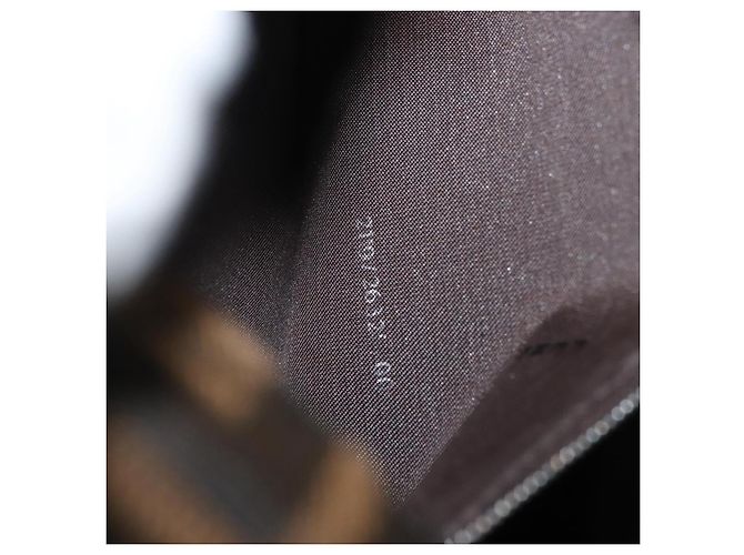 FENDI Zucca Canvas Mamma Baguette Borsa a Spalla Nero Marrone Auth 179388SAV - vista 24