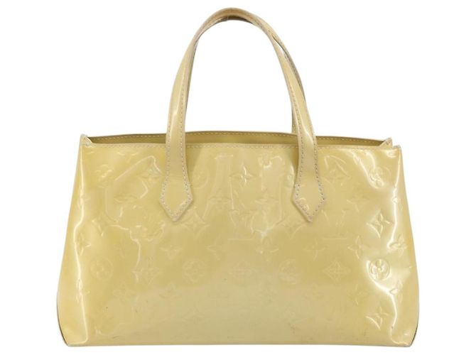 LOUIS VUITTON Borsa Monogram Vernis Reade PM Perle M91336 LV Auth ki6635 - vista 3
