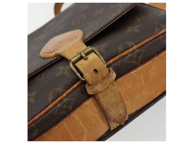 LOUIS VUITTON Bolso de Hombro Monogram Cartouchiere MM M51253 LV Auth ka4270 Monograma - vista 15