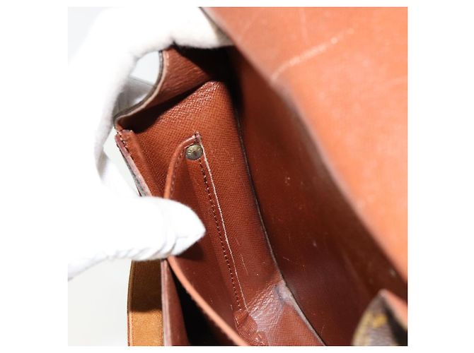 LOUIS VUITTON Bolso de Hombro Monogram Cartouchiere MM M51253 LV Auth ka4270 Monograma - vista 23