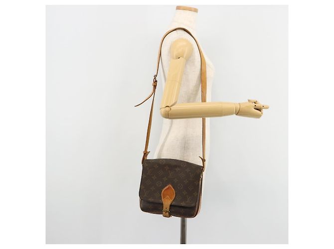 LOUIS VUITTON Bolso de Hombro Monogram Cartouchiere MM M51253 LV Auth ka4270 Monograma - vista 26