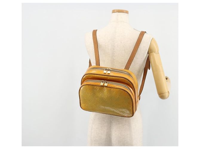 LOUIS VUITTON Monogram Vernis Marley Rucksack Gris M91038 LV Auth 177599 Grau - Ansicht 22