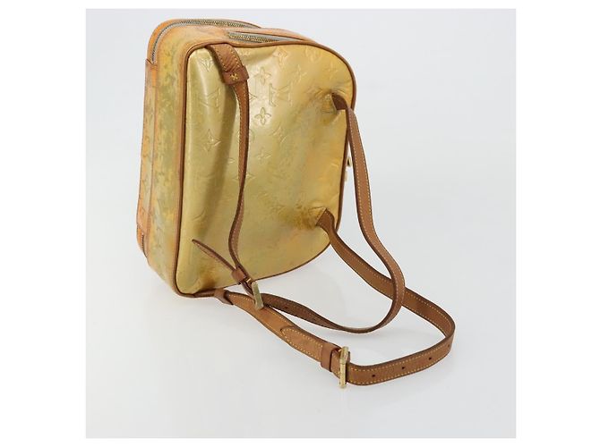 LOUIS VUITTON Monogram Vernis Marley Rucksack Gris M91038 LV Auth 177599 Grau - Ansicht 7