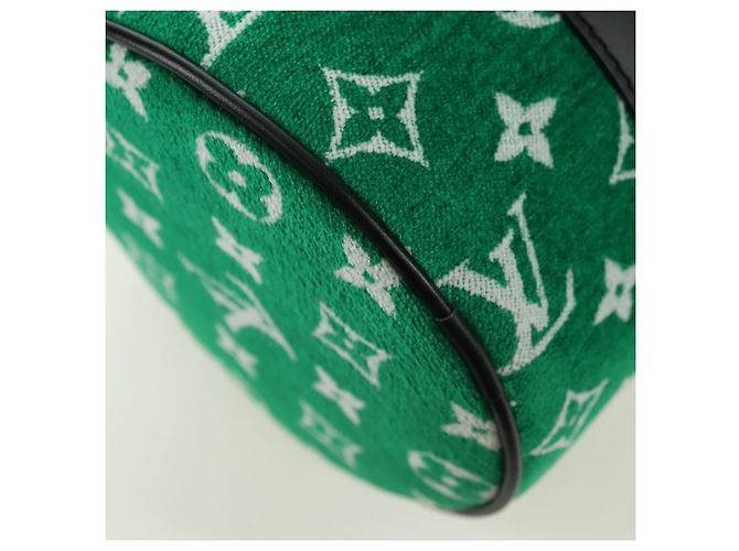 LOUIS VUITTON Monogram Jaguar Papillon Hand Bag Green M46206 LV Auth 178544SM Verde - vista 10