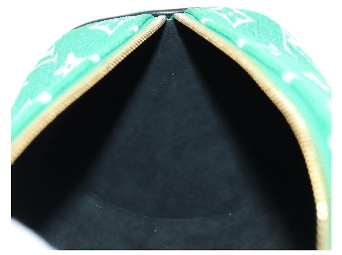LOUIS VUITTON Monogram Jaguar Papillon Hand Bag Green M46206 LV Auth 178544SM Verde - vista 17
