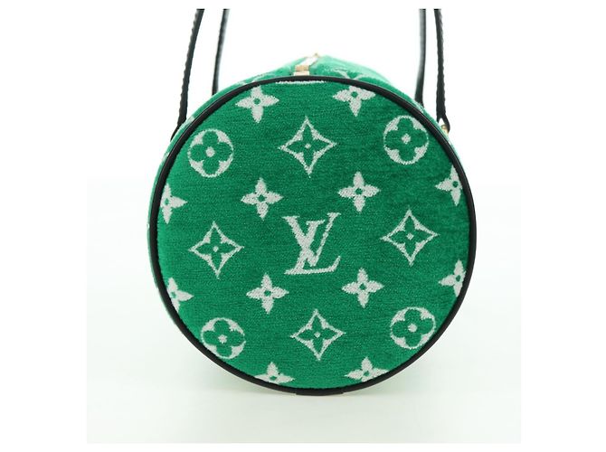 LOUIS VUITTON Monogram Jaguar Papillon Hand Bag Green M46206 LV Auth 178544SM Verde - vista 4