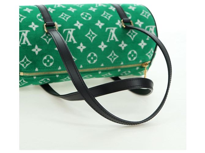 LOUIS VUITTON Monogram Jaguar Papillon Hand Bag Green M46206 LV Auth 178544SM Verde - vista 7