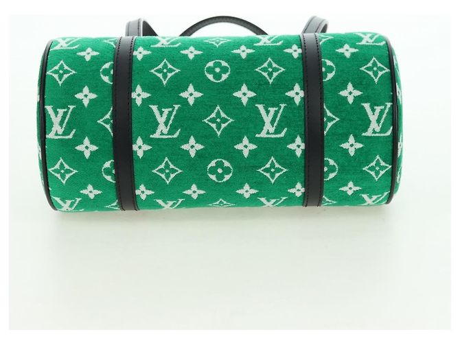 LOUIS VUITTON Monogram Jaguar Papillon Hand Bag Green M46206 LV Auth 178544SM Verde - vista 9