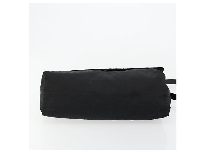 Borsa a Spalla FENDI Zucca Canvas Nera Argento Auth 177493A Nero - vista 9