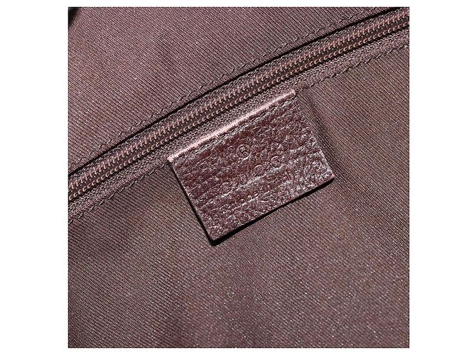 Borsa GUCCI GG Canvas Abbey Beige Oro 153026 Auth 179083 D'oro - vista 17
