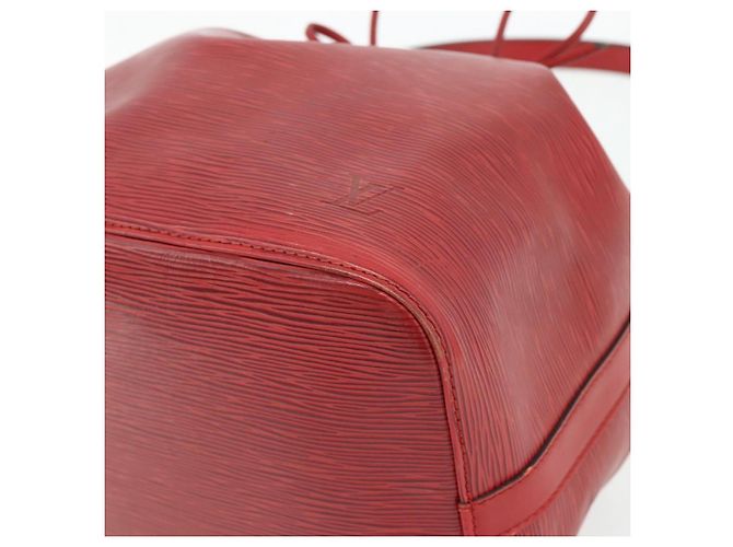 Borsa a Spalla LOUIS VUITTON Epi Petit Noe Rosso M44107 LV Auth ka4311 - vista 10