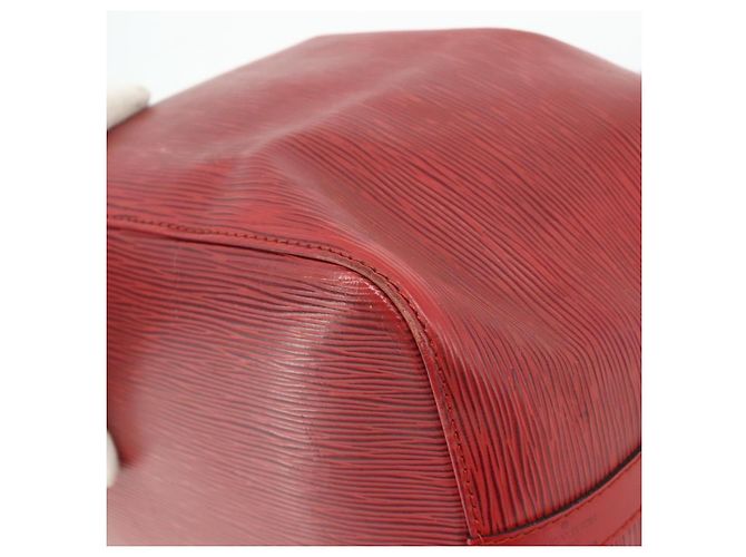 Borsa a Spalla LOUIS VUITTON Epi Petit Noe Rosso M44107 LV Auth ka4311 - vista 12