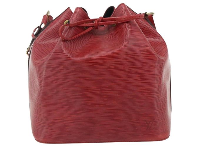 Borsa a Spalla LOUIS VUITTON Epi Petit Noe Rosso M44107 LV Auth ka4311 - vista 2
