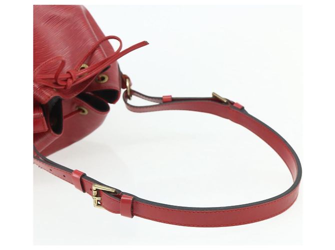 Borsa a Spalla LOUIS VUITTON Epi Petit Noe Rosso M44107 LV Auth ka4311 - vista 7