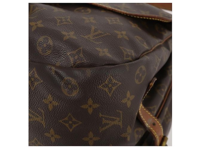 LOUIS VUITTON Borsa a Spalla Monogram Saumur 35 M42254 LV Auth bs34826 Monogramma - vista 11
