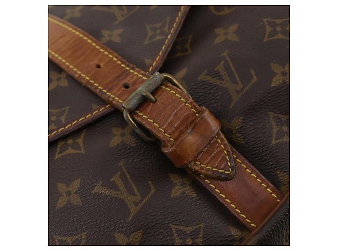 LOUIS VUITTON Borsa a Spalla Monogram Saumur 35 M42254 LV Auth bs34826 Monogramma - vista 19