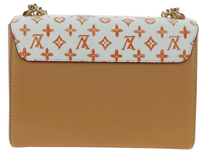 LOUIS VUITTON Catgram Twist MM Borsa a Spalla Bianca M44460 LV Auth 176866SM Bianco Monogramma - vista 3