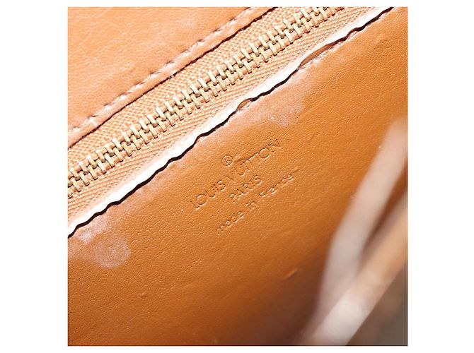 LOUIS VUITTON Borsa a Spalla Monogram Vernis Christie GM Bronze M91107 Auth ka4295 Bronzo - vista 18