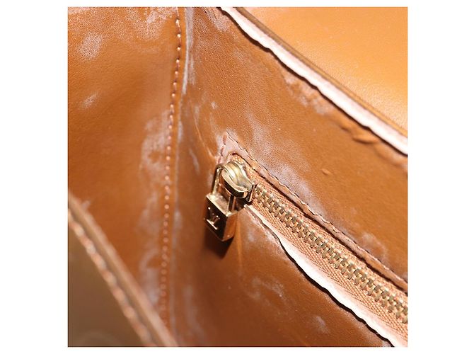 LOUIS VUITTON Borsa a Spalla Monogram Vernis Christie GM Bronze M91107 Auth ka4295 Bronzo - vista 22