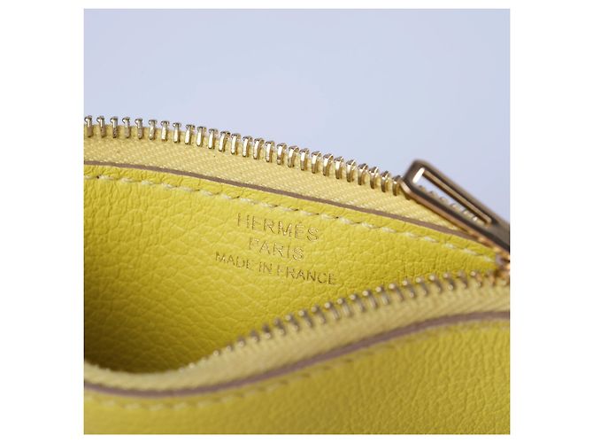 Portafoglio Hermès Roulis Gold Evercolor Leather Cammello - vista 10