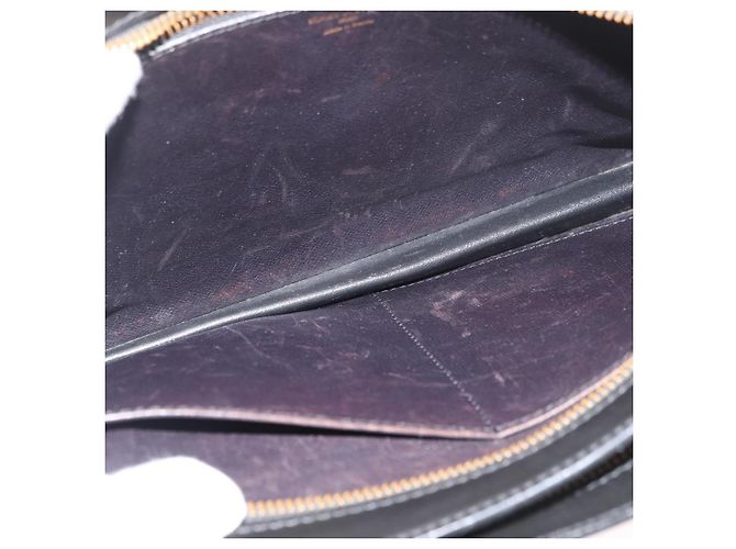 LOUIS VUITTON Epi Angian Shoulder Bag 2way Black M52112 LV Auth 179695 Nero - vista 14