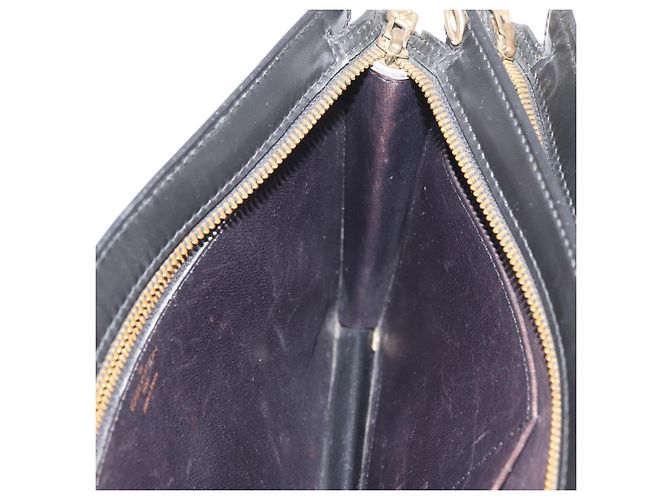 LOUIS VUITTON Epi Angian Shoulder Bag 2way Black M52112 LV Auth 179695 Nero - vista 15