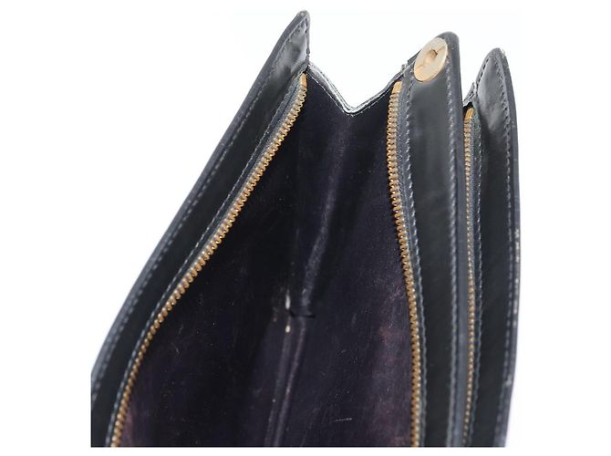 LOUIS VUITTON Epi Angian Shoulder Bag 2way Black M52112 LV Auth 179695 Nero - vista 18