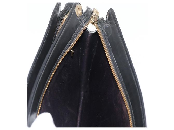 LOUIS VUITTON Epi Angian Shoulder Bag 2way Black M52112 LV Auth 179695 Nero - vista 19