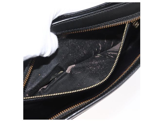 LOUIS VUITTON Epi Angian Shoulder Bag 2way Black M52112 LV Auth 179695 Nero - vista 21
