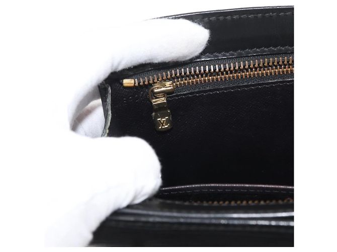 LOUIS VUITTON Epi Angian Shoulder Bag 2way Black M52112 LV Auth 179695 Nero - vista 22