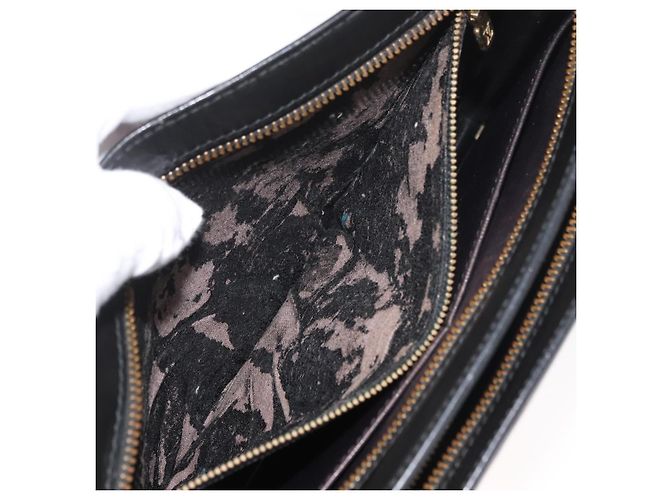 LOUIS VUITTON Epi Angian Shoulder Bag 2way Black M52112 LV Auth 179695 Nero - vista 23
