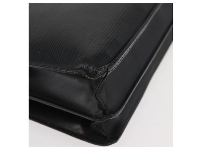 LOUIS VUITTON Epi Angian Shoulder Bag 2way Black M52112 LV Auth 179695 Nero - vista 8