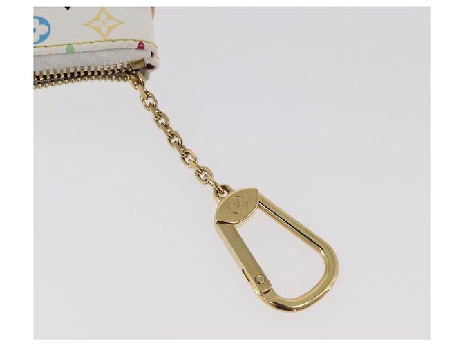 LOUIS VUITTON Monogram Multicolor Pochette MM Pochette Bianca M60028 LV Auth 178378A Bianco - vista 14