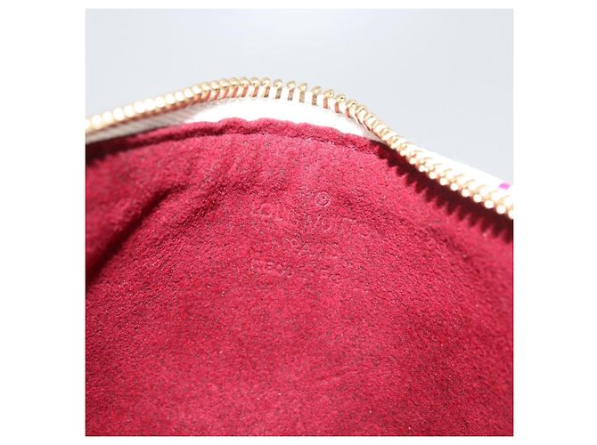LOUIS VUITTON Monogram Multicolor Pochette MM Pochette Bianca M60028 LV Auth 178378A Bianco - vista 15
