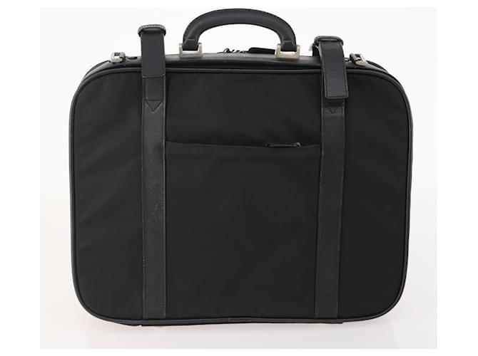 PRADA Trunk Nylon 2 Set Black Auth 174973 Nero - vista 13