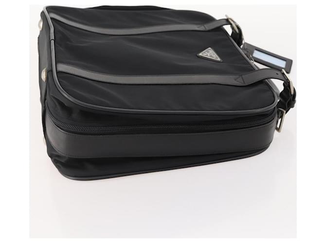 PRADA Trunk Nylon 2 Set Black Auth 174973 Nero - vista 14