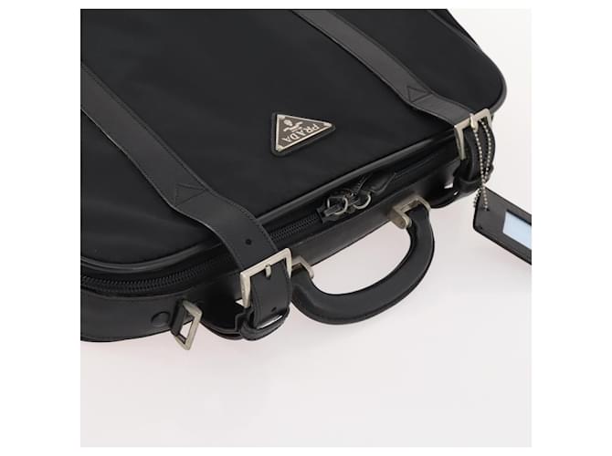 PRADA Trunk Nylon 2 Set Black Auth 174973 Nero - vista 15