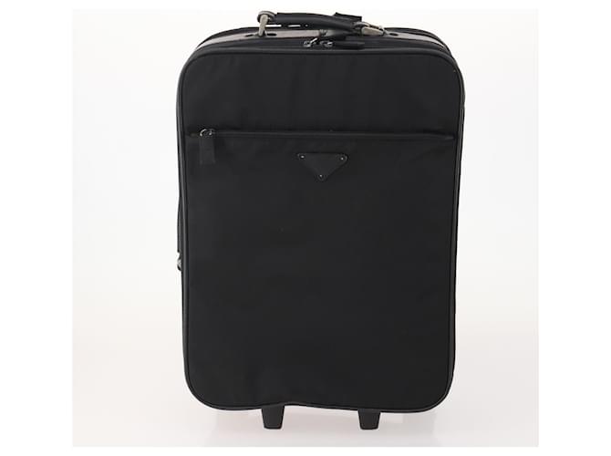 PRADA Trunk Nylon 2 Set Black Auth 174973 Nero - vista 2