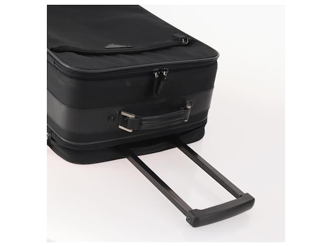 PRADA Trunk Nylon 2 Set Black Auth 174973 Nero - vista 6