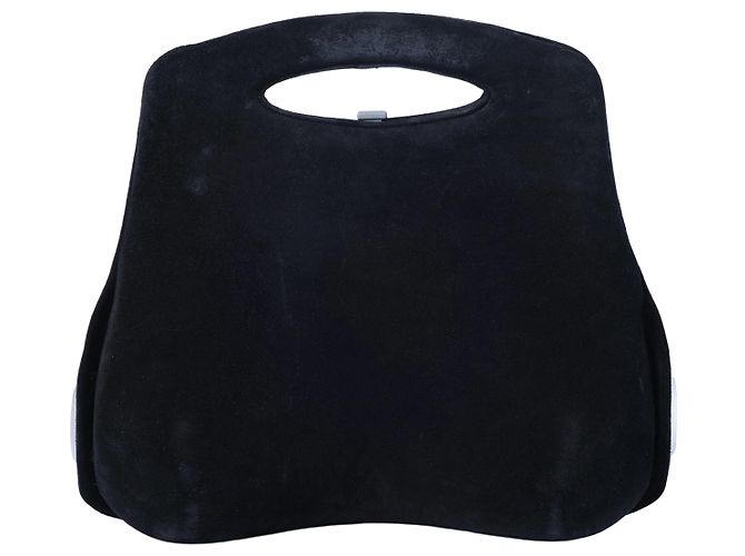 Timeless Borsa Chanel Millennium 2005 in scamosciato nero - vista 3