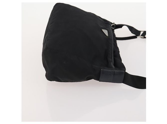 Borsa a tracolla PRADA Nylon 3 Set Black Beige Auth am11451 Nero - vista 11