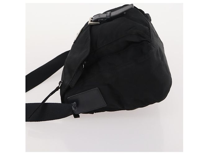 Borsa a tracolla PRADA Nylon 3 Set Black Beige Auth am11451 Nero - vista 19